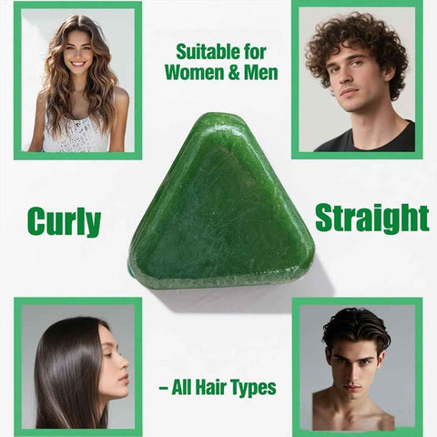 Herbal Glow Solid Shampoo Bar